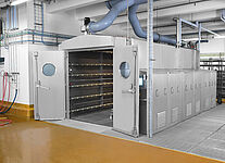 Large-room cabin washing system Type KWA-UGR - 2-doors - ground-level 