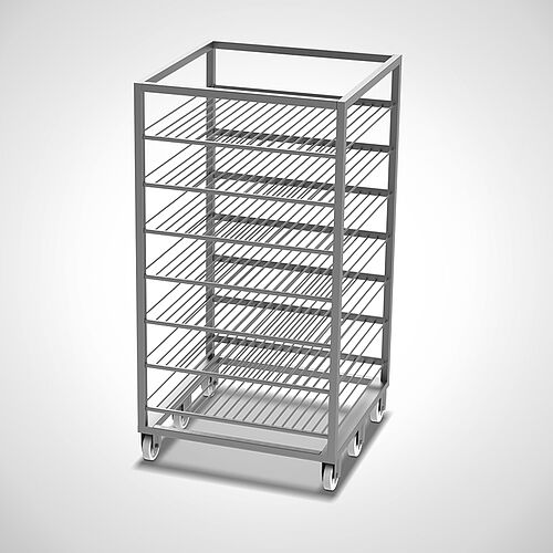 Smoke and cooking trolley Type RKW-VM E7 with 7 layers, art. no. 40.00.10.26 