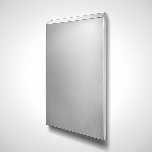 Wall-mounted hygiene rear-wall Type H-RW 96-110, art. no. 11.00.00.39 