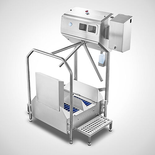 Hygiene station Type Clean-Check Highline-800-Right, art.no. 11.10.07.42 optional can holder Type KH-GA 1 