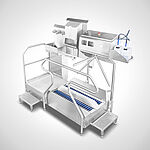 Hygiene Station Type Check-In-Station III HIGHLINE with lateral entry