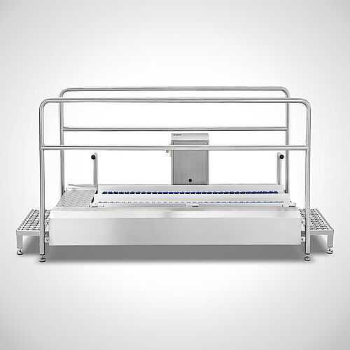Pass-through sole cleaning machine Type Sole-Star 2000 Ecoline, left hand version, item no. 11.10.08.45 