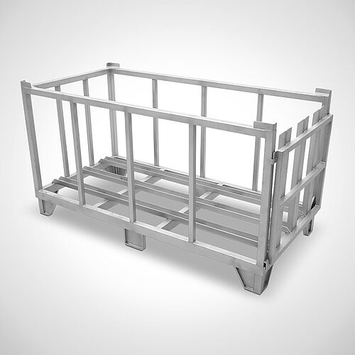 Transport rack for 200 Liter meat trolleys Type TG-HBW 200, art. no. 40.00.02.35 