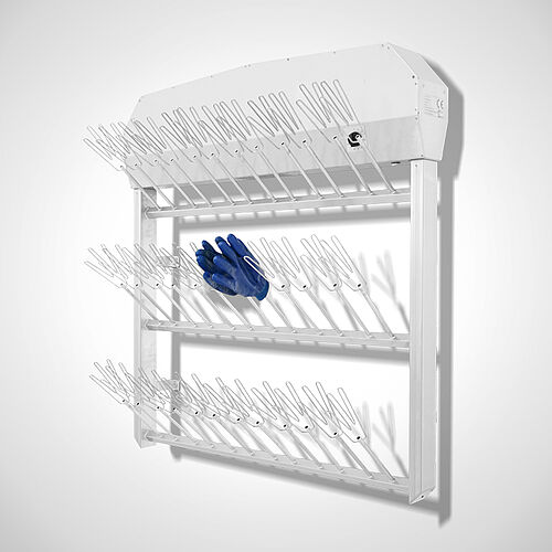 Warm air glove dryer, wall-mounted Type HST-HF-W-18, art. no. 10.00.02.50 