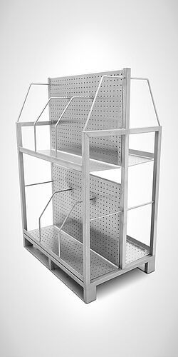 Kepab-rack, 5-floors 