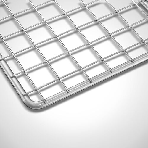 Grid type GR-ER-PG, single frame with pressed grating, art. no. 99.10.02.10, MW 40/40 