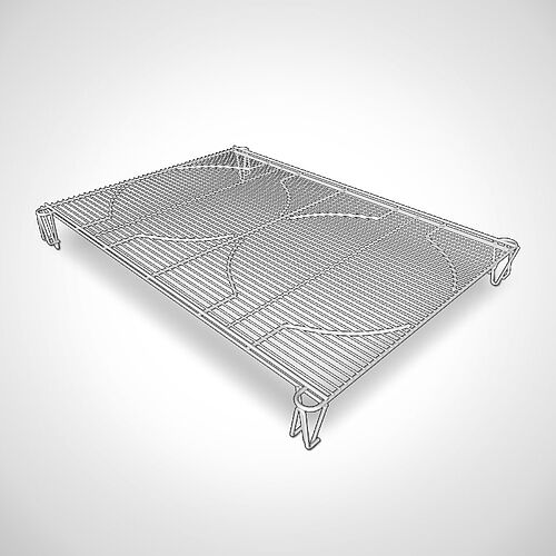 Stackable sieve (ripening form horde) made of stainless steel 