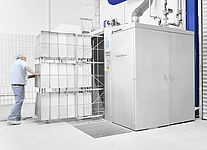 Cabin washing system Type KWA-UDT (floor level integrated) 
