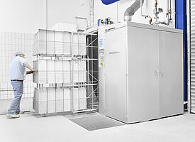 Cabin washing system Type KWA-UDT (floor level integrated) 