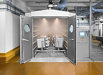Large-room cabin washing system Type KWA-UGR - 2-doors - ground-level 