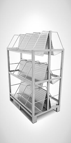 Kepab-rack, 3-floors, ID: 16-63290-2 