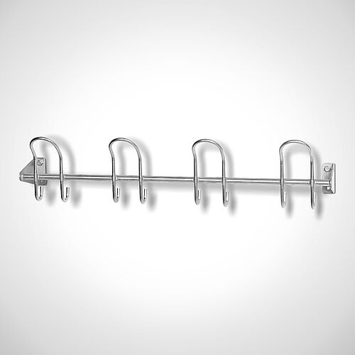 Doppelhakenleiste aus Edelstahl Typ HL-D 4, Art.-Nr. 18.00.03.16 