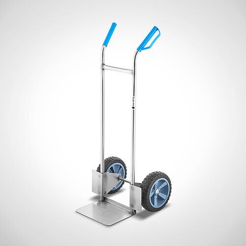 Hand truck made of stainless steel, art. no. 49.00.09.21