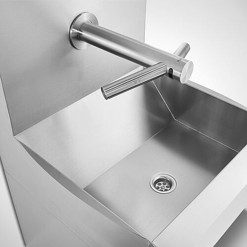 Detail: Dyson-Tap sensor faucet and wash basin 