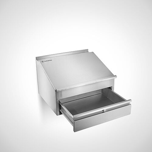 Wall-mounted desk with 1 drawer and foldable panel cover Type WPS-II, art. no. 49.00.02.13 