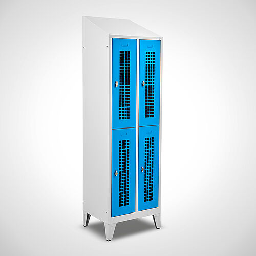 Locker, two-storey Type GS2-AF-ST-EU 2 compartment-300 mm compartment width, art. no. 45.00.04.12 