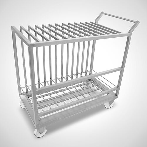 Transport trolley for plastic plates / table tops (HDPE), type TWPE-13, art. no. 43.00.00.20 