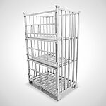Grid box pallet Type GB-EK-SON 3-fach, ID 16-63290-6 