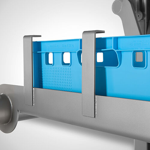 Lift + tilting device Type HKV-E2, detail: E2-container holder, art. no. 18.00.30.66