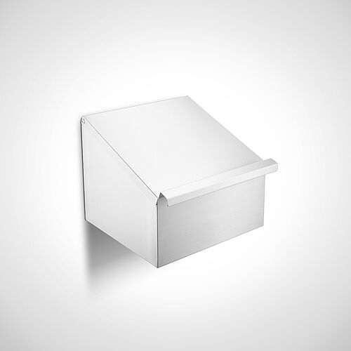 Stainless steel utensil dispenser type US-T, with partition, item no. 18.00.01.69 with optional pictogram etching 