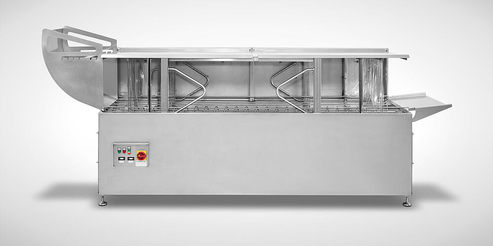 Crate washer for bakeries Type DLWA-300-BACK Ecoline, item no. 11.10.00.43 | Mohn GmbH 