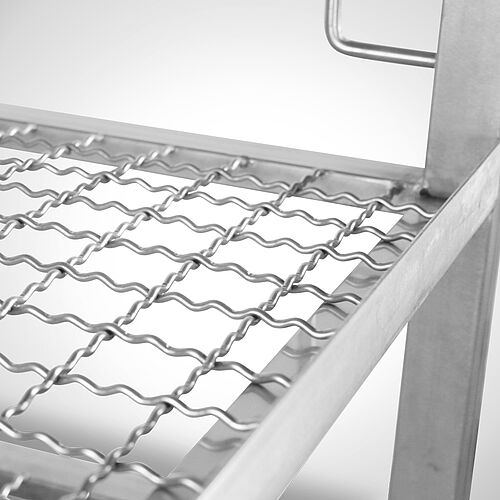 Defrosting trolley type ATW-V Ecoline, detail: wave grid support 