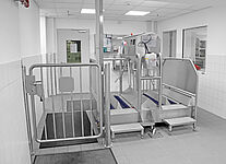 Double-lane hygiene station Type Clean-Check DUO Highline