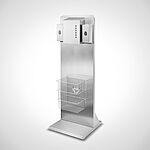 Infection protection station Type INFS/55-160 with automatic disinfection dispenser