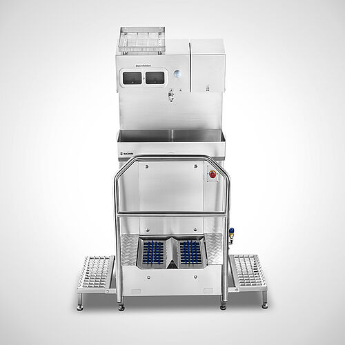 Forcibly guided Hygienic-Station Type HS-III Highline with optionally document tray 