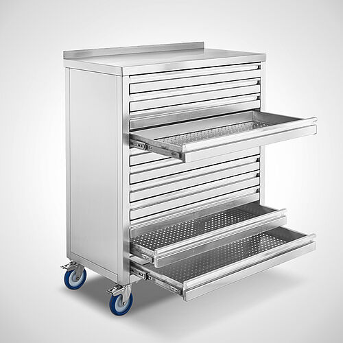 Stainless steel drawer cabinet type SCS-F 11, art. no. 99.85.99.99 