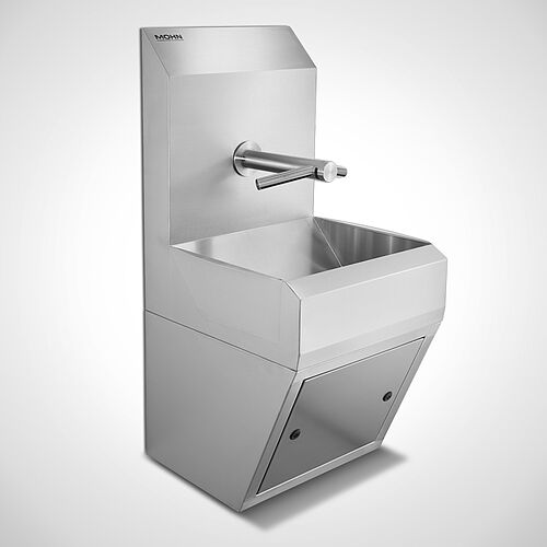 Wall-mounted hand wash basin Type HWB-SRW-DT 1/24V Ecoline with Dyson-Tap sensor faucet 