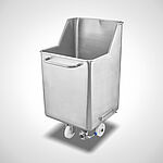 Bin trolley with heightened spout and shim valve type HBW-S 300 SON (ID 21-61844) 