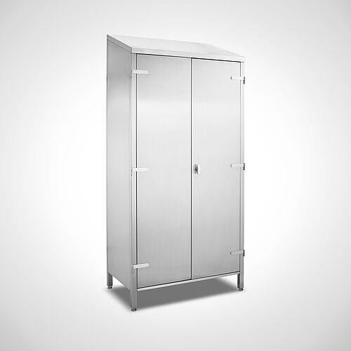Vertikalauszugschrank aus Edelstahl Typ VSD-100-60, Art.-Nr. 44.20.00.27 