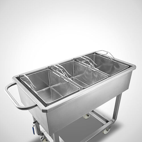 Cooking-basket trolley Type WW-E SON, ID 20-64071 with 3 optionally cooking-baskets 