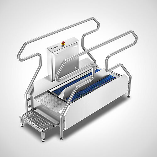 Sole cleaning machine Type Sole-Star 1500 Highline in left execution, art. no. 11.10.07.33 